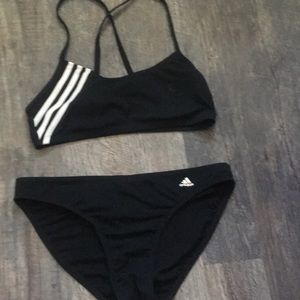 Black adidas bikini